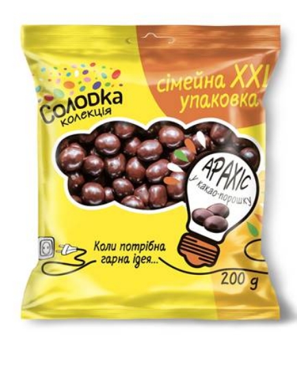 Изображение Дружковская Драже "Арахис в какао" 200g