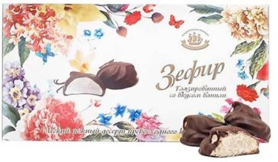 Изображение КФК Зефир в глазури со вкусом ванили 180г