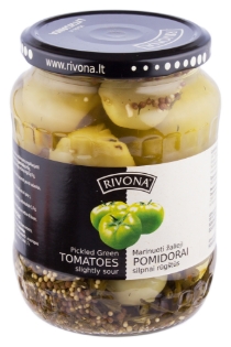 Изображение Маринованные зеленые помидоры Rivona 700 г