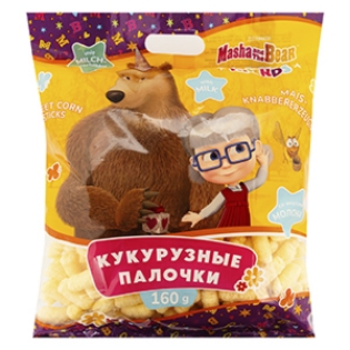 Picture of Sweet Corn Sticks "Masha I Medved - Molochniye" 160g