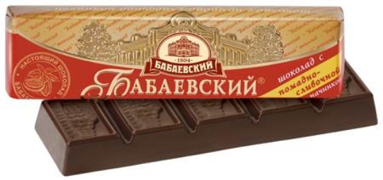 Picture of Babaevsky Bar with Pom-Creamy Filling 50g