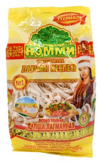 Изображение Лапша Лагманная яичная особо тонкая 200г