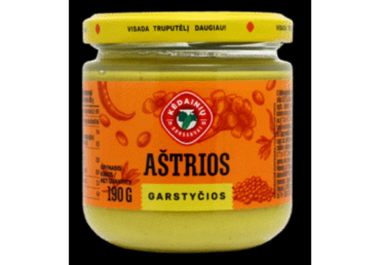 Изображение Kedainiu Konservai - Горчица острая 190г