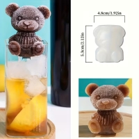 Picture of Cartoon Bear Silicone Ice Cube Mold - 1 pcs