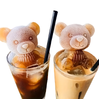 Picture of Cartoon Bear Silicone Ice Cube Mold - 1 pcs