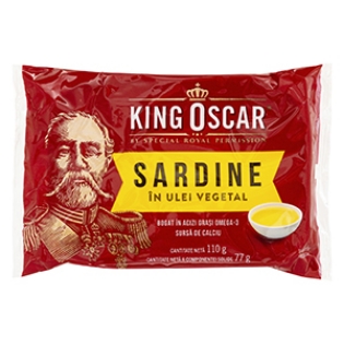 Изображение Сардины, масло, сорт «Король Оскар», 110 г