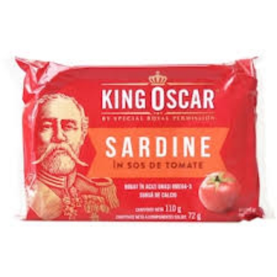Изображение Сардины в томатном соусе, King Oscar, 110 г