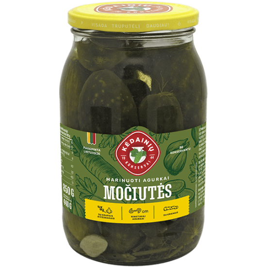 Picture of Kedainiu Konservai - Mociutes Pickled Cucumbers 900ml