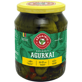 Изображение Огурчики Mаринованные 720g