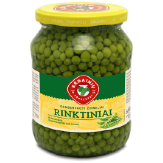 Изображение Kedainiu Konservai - Зеленый горошек Rinktiniai 690г