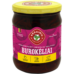 Изображение Kedainiu Konservai - Красная свекла в яблочном соке 500мл