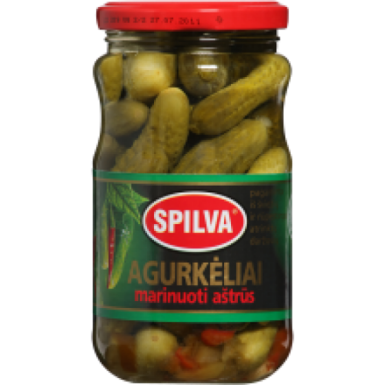Изображение Спилва - Корнишоны острые маринованные 330г