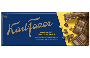 Picture of KarlFAZER - Chocolate with Whole Hazelnut 200g