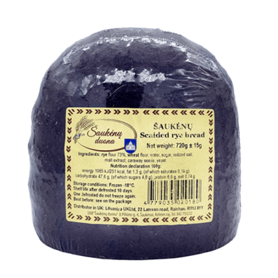 Изображение Саукену - Хлеб Саукену черный ржаной 720г