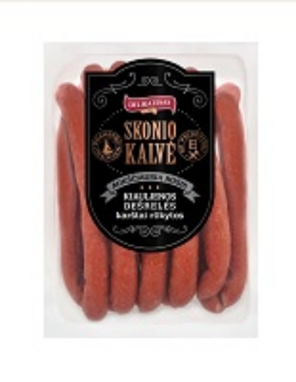 Изображение DELIKATESAS-Колбаски горячего копчения Skonio Kalve 300г