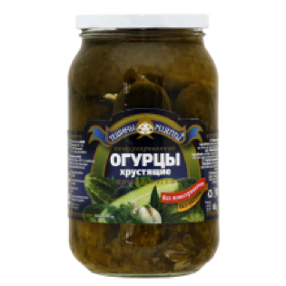 Picture of Teshchiny Recepty Xrustiashchyje Po Hersonski Cucumbers 900ml