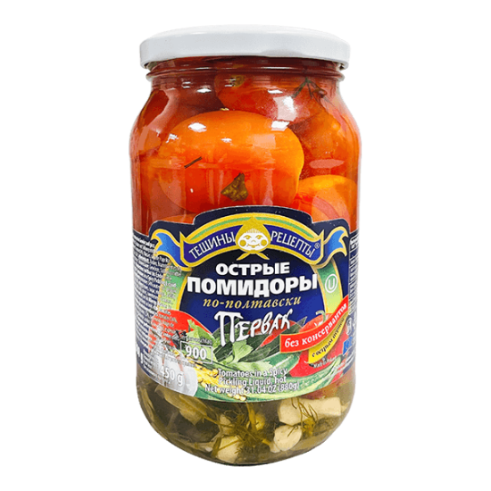 Изображение Острые томаты премиум-класса, 900 мл
