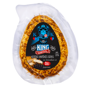 Picture of Luksiu Pienine - BBQ King Fried Curd Cheese with Garlic Chilli Pepper 230g