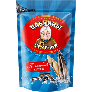 Изображение Бабкины - Семечки полосатые соленые 240г