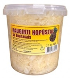 Picture of SAUERKRAUT WITH PINEAPPLE 900G