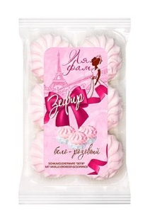 Picture of White and Pink Vanilla/Strawberry Zephyr, 270g