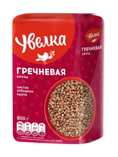 Изображение Увелка Гречка 800г