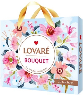 Picture of Lovare Blue Tea Bouquet Set, 6 Flavors, 5 Pack, 2g