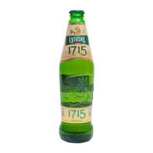 Picture of Light Beer "Lvivske 1715" 4.5% Alc. 0.45L