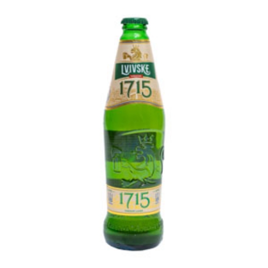 Picture of Light Beer "Lvivske 1715" 4.5% Alc. 0.45L