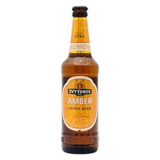 Изображение Пиво "Svyturys Amber / Gintarinis" 4.7% Alc.0.5L