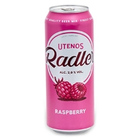 Изображение Пивной Kоктейль - со вкусом малины "Zelta Radler" 2,0% Alc. 0.5L