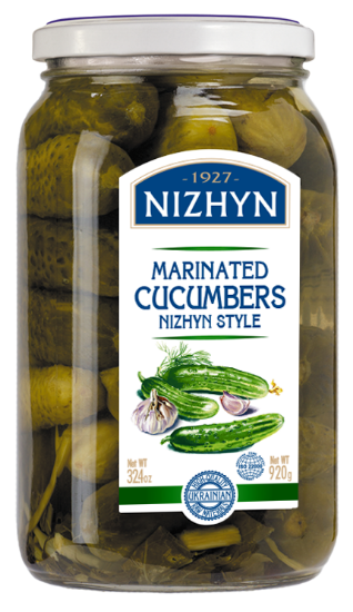 Picture of Nezhin Marinated Cucumbers Nezhin Style 920g