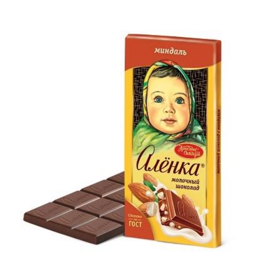 Picture of Chocolate Alenka with Almonds 90g