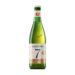 Picture of Beer "Baltika 7 Premium"  5.4% Alc. 0.5L