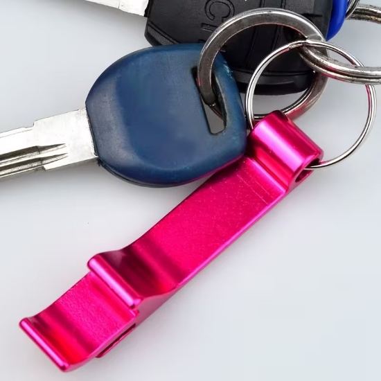 Picture of Metal Bottle Opener Keychain - 1 pcs