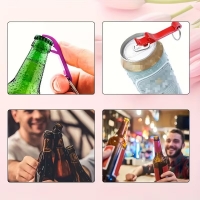 Picture of Metal Bottle Opener Keychain - 1 pcs