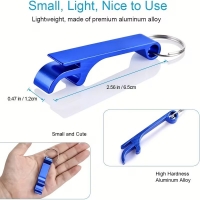 Picture of Metal Bottle Opener Keychain - 1 pcs