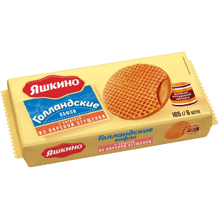 Picture of Yashkino - Dutch Style Waffles Dulce de Leche Fill 165g