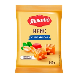 Picture of Yashkino - Toffee with Peanuts Crystallized 140g